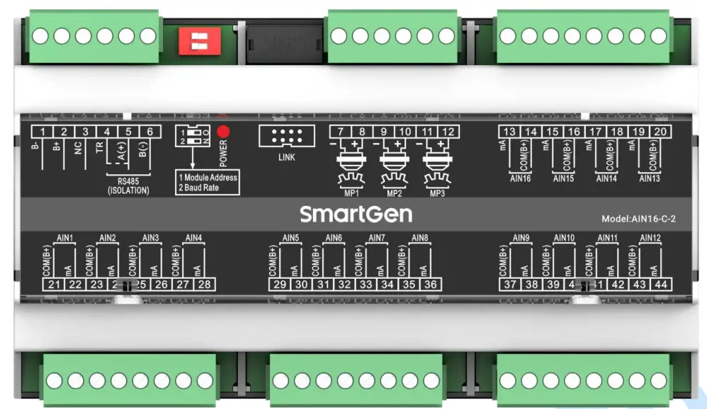 SmartGen AIN16-C-2 Analog Input Module - Figure 1