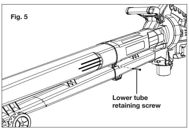 24V-X2-BVM143-CT Cordless Blower Vacuum Mulcher Assembly