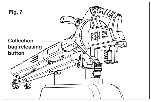 24V-X2-BVM143-CT Cordless Blower Vacuum Mulcher Assembly