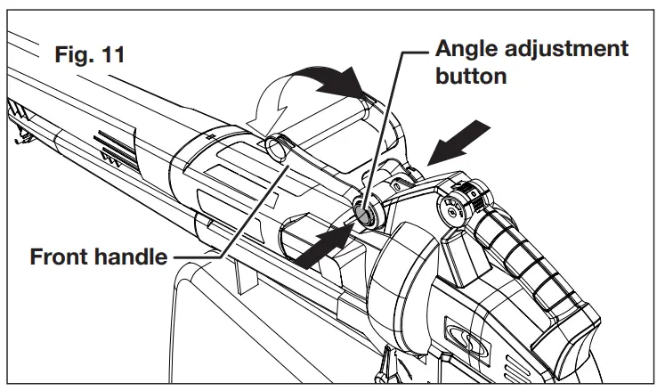 24V-X2-BVM143-CT Cordless Blower Vacuum Mulcher Operation