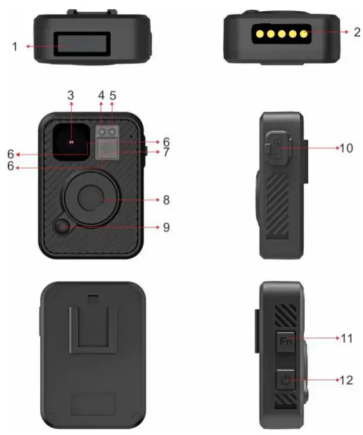 DIGITALAS F1EL21 Body Worn Camera - Overview