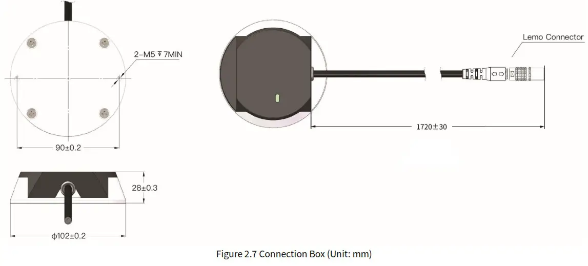 HESAI Pandar40P 40 Channel Mechanical LiDAR - Connection Box 1