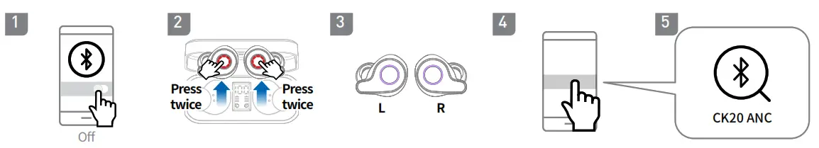 COWON CK20 ANC True Wireless Earbuds - 16