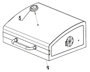 toboli 62809 BBQ Charcoal Trolley - Figure 13