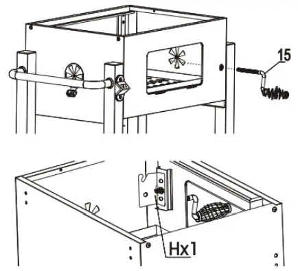 toboli 62809 BBQ Charcoal Trolley - Figure 7