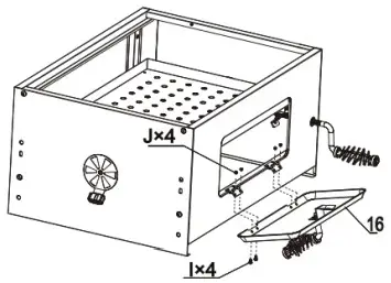 toboli 62809 BBQ Charcoal Trolley - Figure 9
