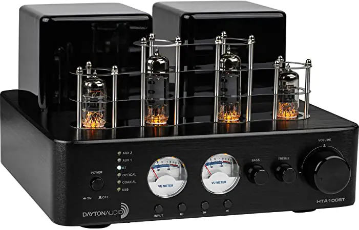Daytonaudio Hta50bt Hybrid Stereo Tube Amplifier User Manual