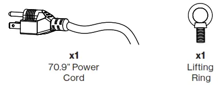 SUNCO UFO LED High Bay Light - COMPONENTS
