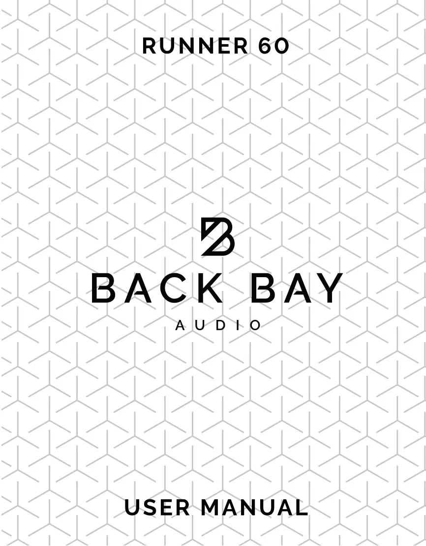 BACK BAY Runner 60 Wireless Running Earbuds, Over Ear Hooks User Manual