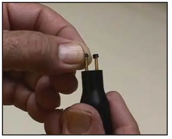 Installing Conductive
Rubber Electrode “Boots