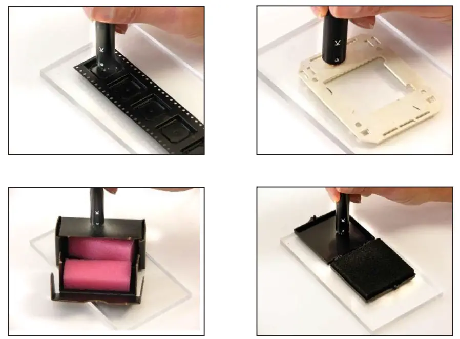 Measurement Illustrations Using the Prostat PRF-922B Fixture PRF-922B Miniature Two-Point Resistance
Fixture Measurement Set
