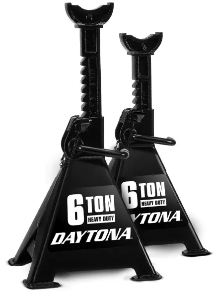DAYTONA-58341-UPC-12-Ton-Heavy-Duty-Ratcheting-Jack-Stands-Black-fig-1