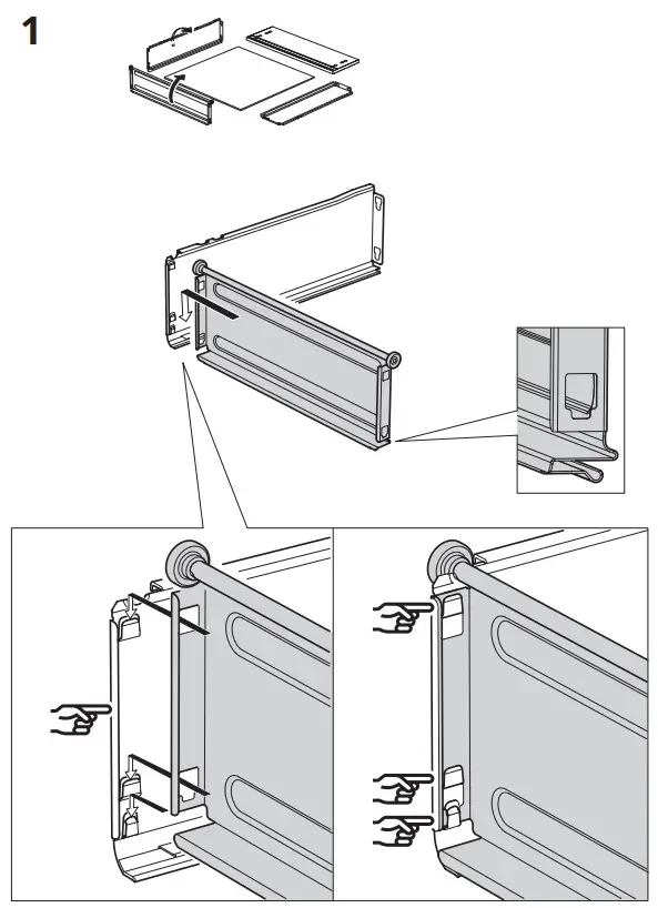 IKEA HJÄLPA Drawer - 1