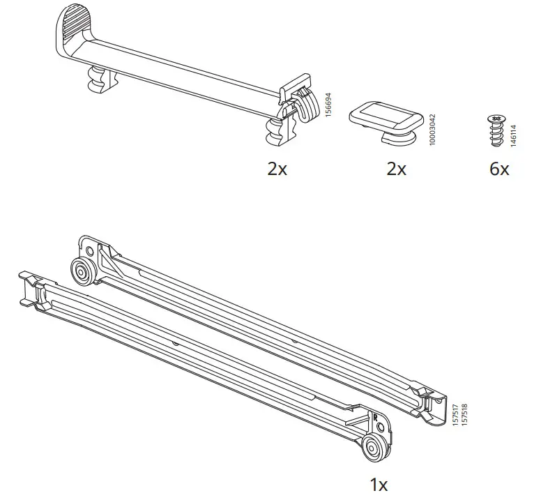 IKEA HJÄLPA Drawer - parts