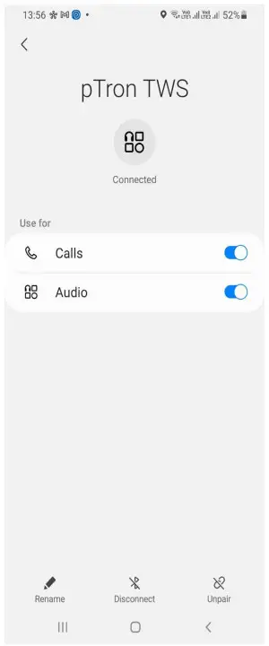 pTron Bassbuds Jade True Wireless Stereo Earbuds - Figure