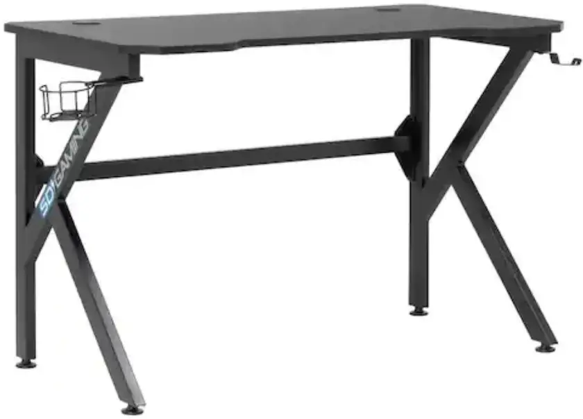 SD GAMING 51454 Saga PC 43.25 Inch W Black and Black Gaming