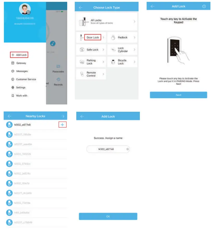 SMONET SMUS ZNS H001 BLK Keyless Smart Lock-fig17