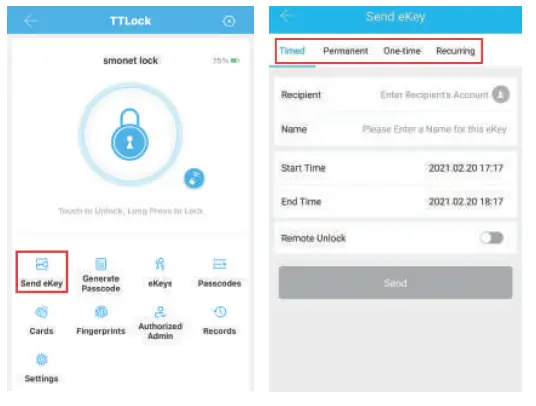 SMONET SMUS ZNS H001 BLK Keyless Smart Lock-fig20