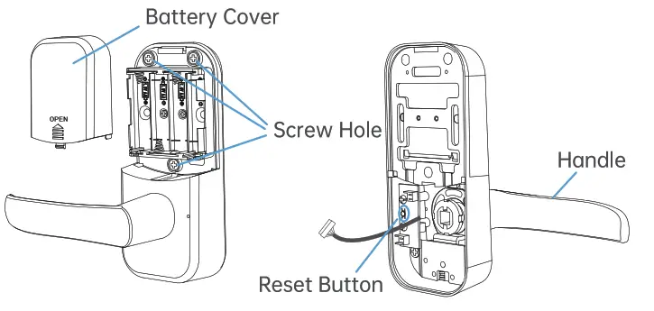 SMONET SMUS ZNS H001 BLK Keyless Smart Lock-fig30