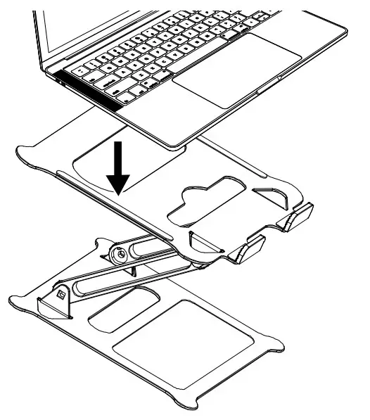 INSIGNIA NS-PLSEA1-C Ergonomic Laptop Stand - LAPTOP STAND