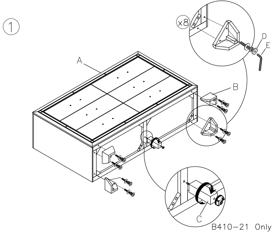 ASHLEY B410 21 Lonnix Dresser - Fig1