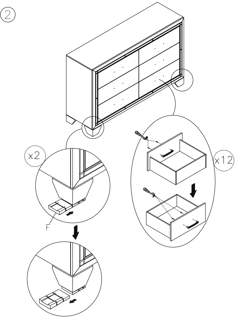 ASHLEY B410 21 Lonnix Dresser - Fig2