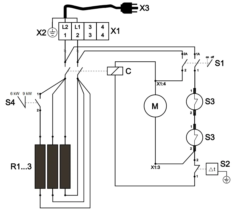 L B WHITE Volt 9 Electric Fan Heater - fig 2