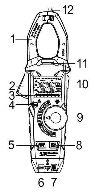 MAJOR-TECH-MT765-600A-AC-Clamp-Meter-FIG-1