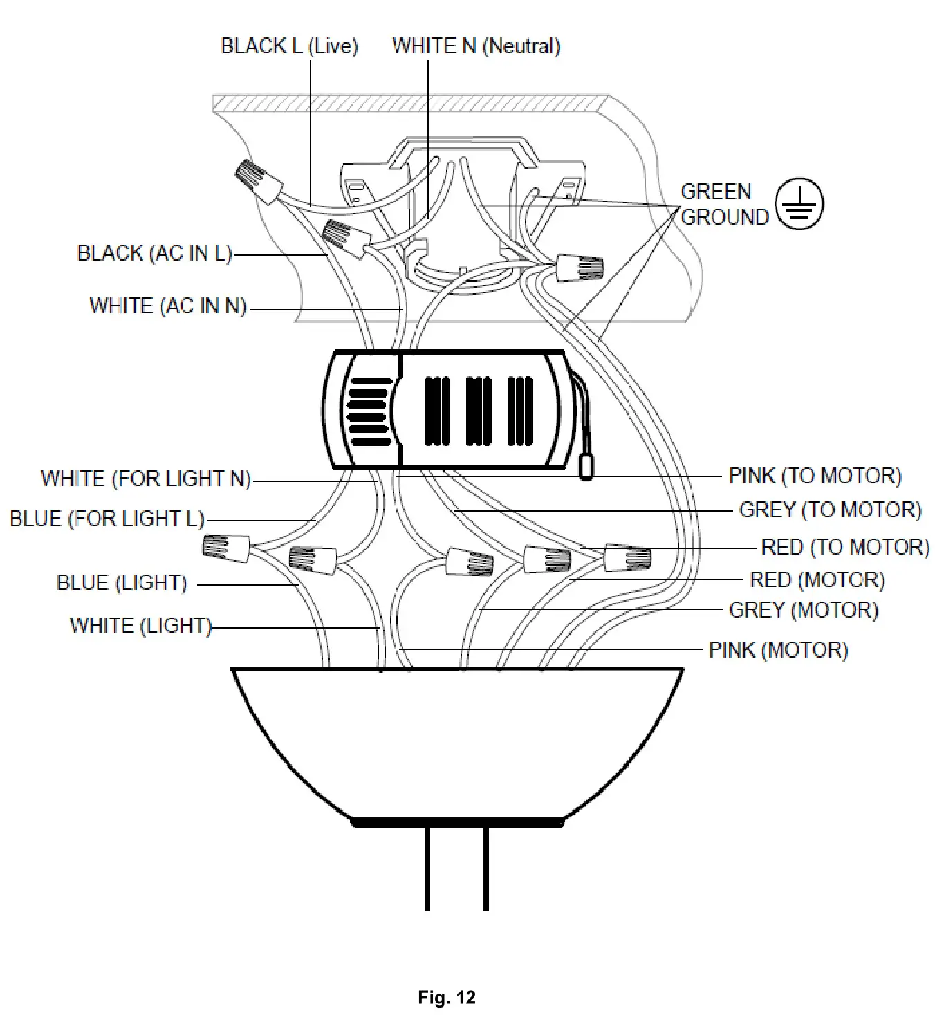 LUCCI 210640 Climate III DC Ceiling Fan - fig 12