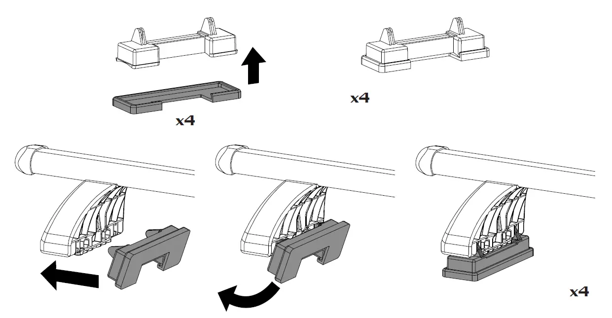 Green-Valley-EASY-ONE-EVO-Roof-Bars-Roof-Rack-Evo-Compatible-With-Fiat-FIG-4
