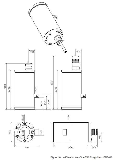 SAMCON RoughCam IPM3016 Robust CCTV Network Camera - Figure 4.3 – Dimensions