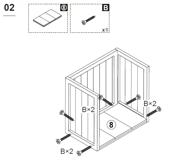 WELLFOR-GT-HPY-3744CF-2.5 x 2-Feet-Outdoor-Wooden-Storage-Cabinet-with-Double-Doors-Brown-04