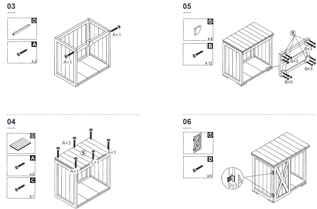 WELLFOR-GT-HPY-3744CF-2.5 x 2-Feet-Outdoor-Wooden-Storage-Cabinet-with-Double-Doors-Brown-05
