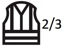 BLUEWEAR 022683 HI VIS Fleece Softshell Jacket - Figure 1