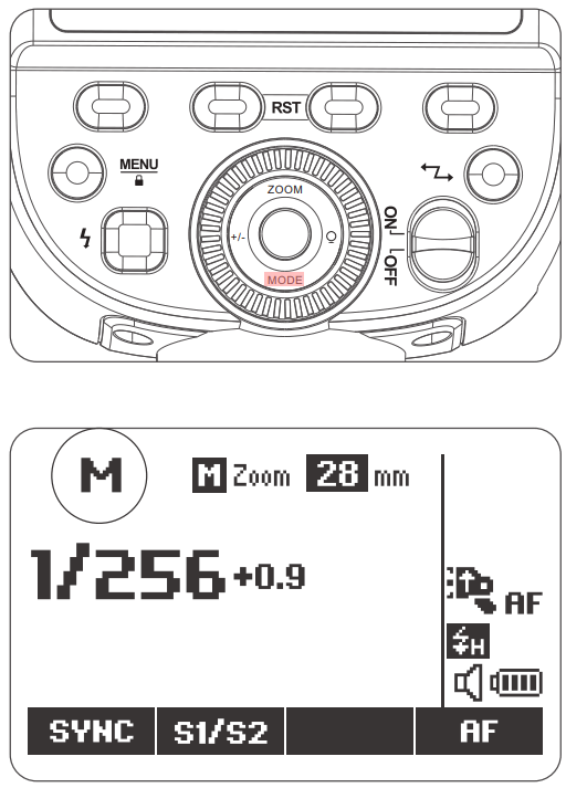 NEEWER Z1 TTL Li ion Round Head Camera Flash - Manual Flash