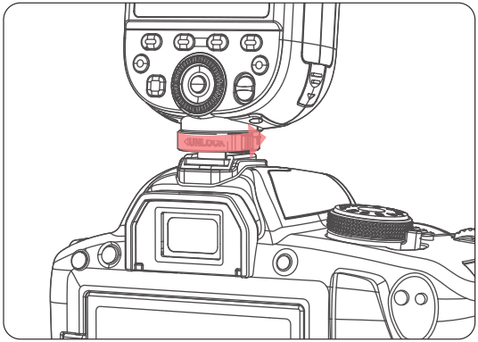 NEEWER Z1 TTL Li ion Round Head Camera Flash - Mount Unmount flash 2