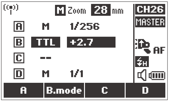 NEEWER Z1 TTL Li ion Round Head Camera Flash - Transmitter unit