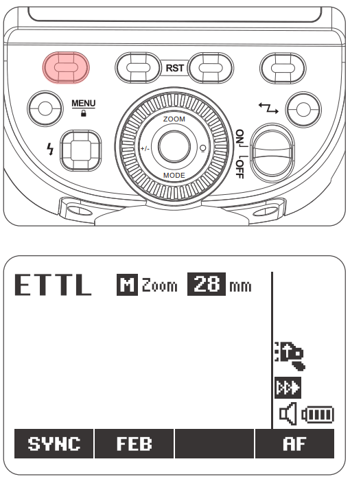 NEEWER Z1 TTL Li ion Round Head Camera Flash - urtain Sync