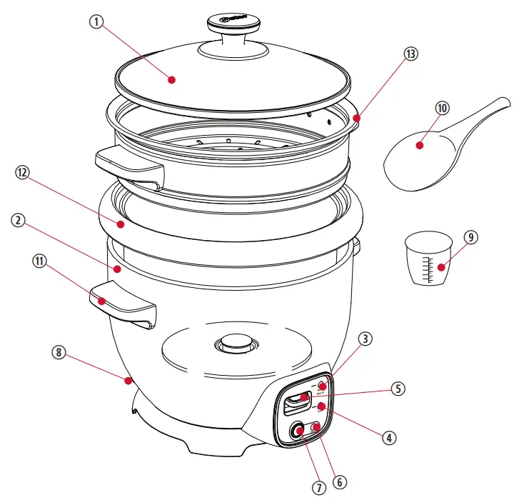 Sunbeam RCP4000SV Rice Cooker + Saute 10 Cup -- Cooker