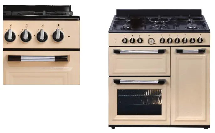 ARTUSI 2M8380 X 90cm Freestanding Cooker