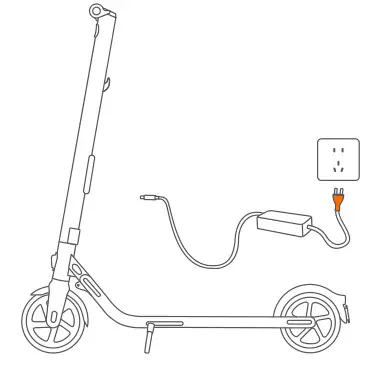 ninebot ES1L Electric Kick Scooter - Charging