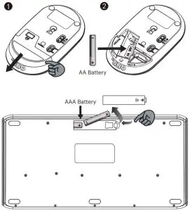 Installing the batteries