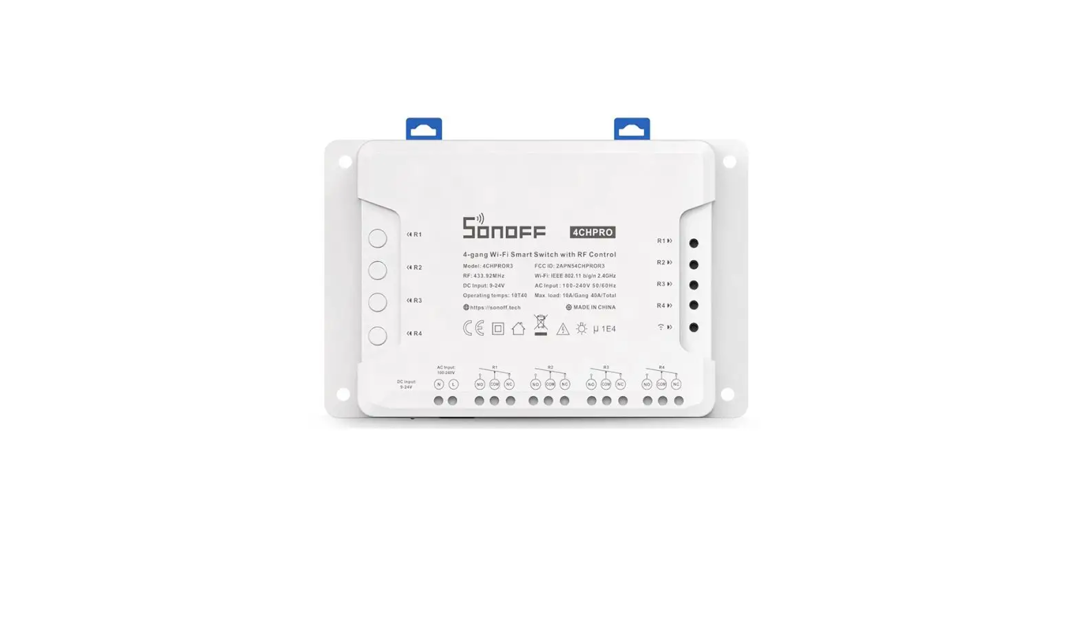 Sonoff 4chpro-r3 4-gang Wi-fi Smart Switch With Rf Control User Manual