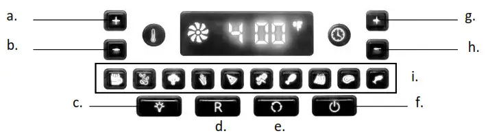 COOK S Air Fryer Oven- PARTS DESCRIPTION 3
