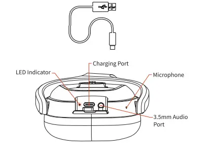ELGIN Rampage IP65 Headphone- Charging