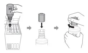 FIG 11 Fill ink tanks
