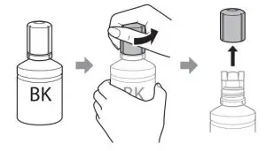 FIG 8 Fill ink tanks