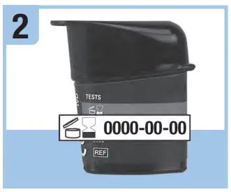 ACCU-CHEK Blood Glucose Meter User Guide - Check the use by date on the test strip container