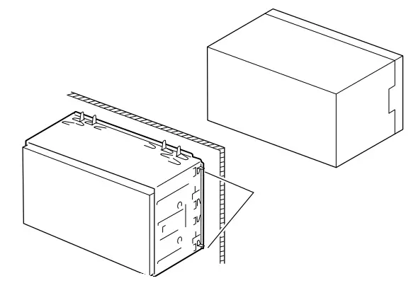 KENWOOD DMX125BT Monitor with Receiver - Japanese cars