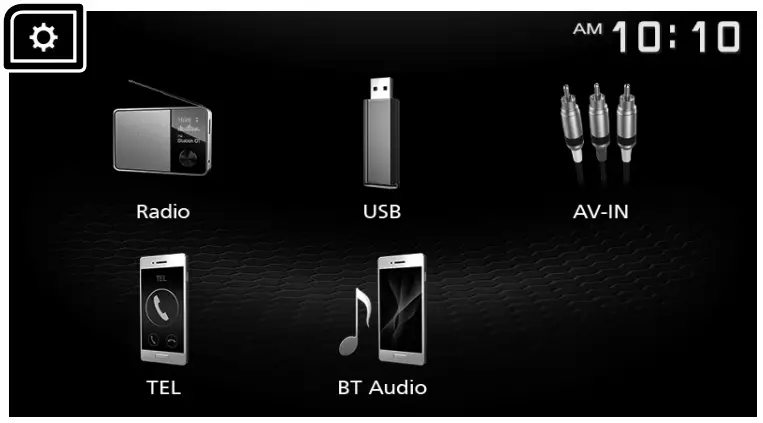 KENWOOD DMX125BT Monitor with Receiver - Touch